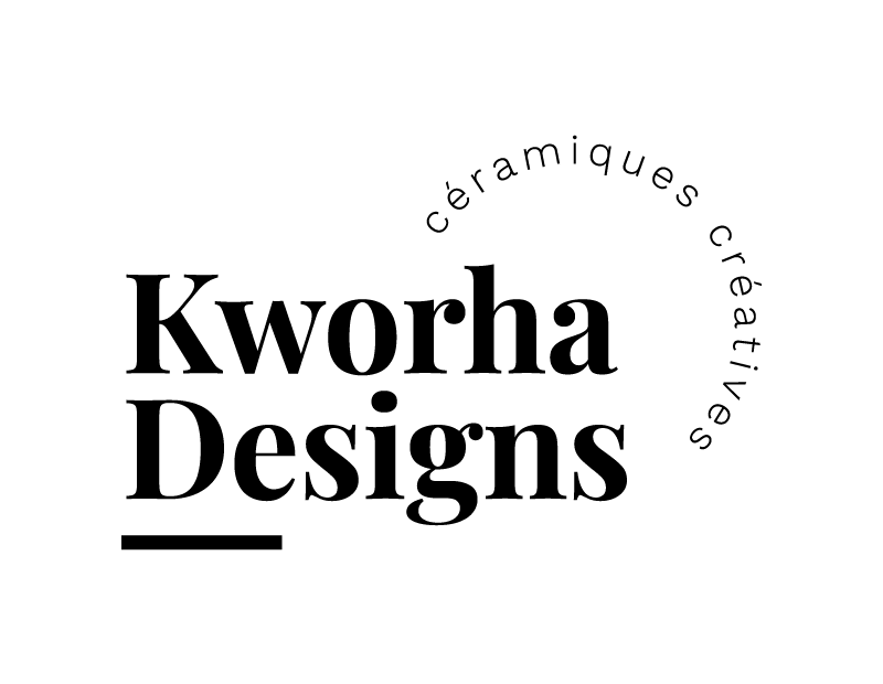 Kworha Designs' black logo