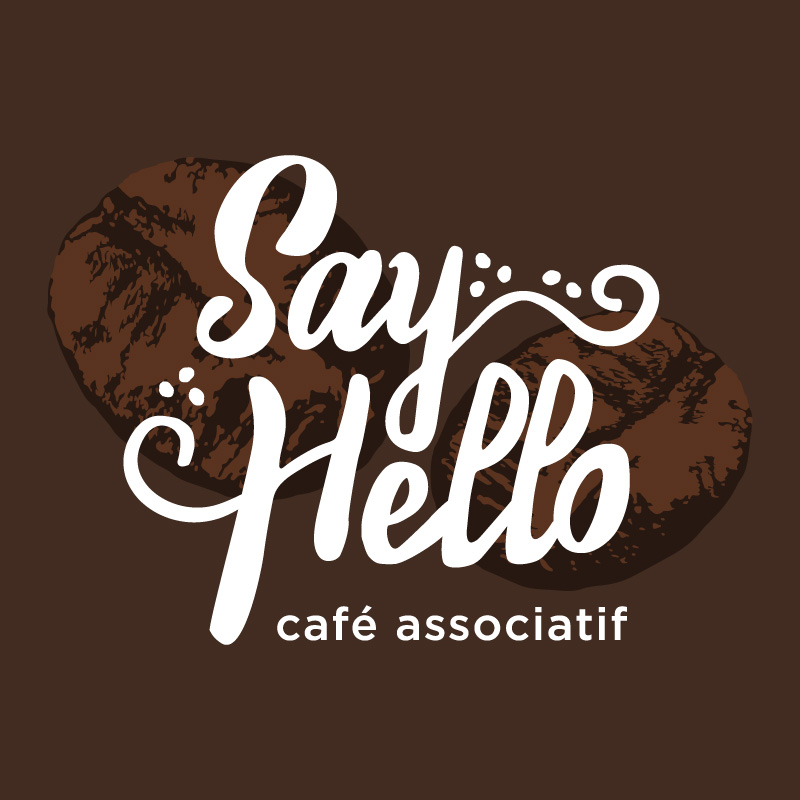 Logo on a dark background